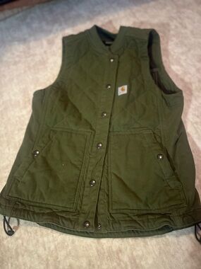 Carhartt Olive Green Rugged Flex Work vest